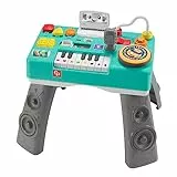 Fisher-Price Lernspaß DJ Spieltisch - musikalisches Lernspielzeug mit 3 Klavierspielmodi, Lichtern, Version: Deutsch, HRB63