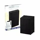 Fellowes Kohlefilter für Luftreiniger AeraMax DX55 und AeraMax DB55, Ersatzfilter, Karbonfilter, Carbonfilter, 4 Stück