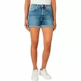 Pepe Jeans Damen Jeans-Shorts Mary Short, Blau (Denim-hq5), 28W