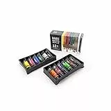 Liquitex 3699403 Basics Acrylfarben Set – 12 x 22ml Tuben, lichtechte Künstler-Acrylfarben, mittlere Viskosität, brillante Farben, ideal für Leinwand, Acrylmalerei & Basteln