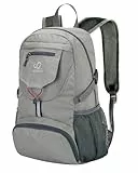 WATERFLY Ultraleicht Faltbar Klein Rucksack: 20L Leicht Packable Wanderrucksack Tagesrucksack Trekkingrucksack Outdoor Sportlich Backpack Travel Daypack für Herren Damen