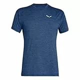 SALEWA, Puez Melange Dry T-Shirt Herren, Blau, XXL