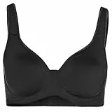 Sassa Damen BH Bügel doppelt vorgeformt, Einfarbig, Gr. 95C, Schwarz