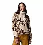 Columbia Damen Sequoia Grove™ Printed Half Zip Fleece-Überziehhilfe, Dark Stone Blossoming, S EU