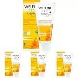 WELEDA Bio Baby Calendula Wundschutzcreme 75ml - Naturkosmetik Wundsalbe/Babycreme für den Schutz empfindlicher Baby Haut im Windelbereich. Hilft bei Rötungen, gereizter Haut und Wundsein
