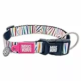 Max & Molly Urban Pets Hundehalsband aus weichem, gepolstertem Neopren, mit Smart ID Gotcha! QR Haustier-Sicherheitsmarke, langlebig, wasserdicht, geruchlos, maschinenwaschbar, Halsband für Hunde,