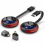 Wireless HDMI, DRYMOKINI HDMI Wireless Transmitter and Receiver 165FT HD Funk HDMI Funkübertragung, 5G HDMI Kabellos Übertragen für Streaming Medien von Laptop/Kamera/PS5 zu TV/Projektor/Monitor Q3R
