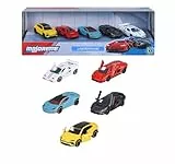 Majorette Auto-Set Lamborghini (5 Autos) - 5 außergewöhnliche Modellautos aus Metall mit Freilauf & zu öffnenden Teilen, Spielzeugautos für Sammler & Kinder ab 3 Jahre, je 7,5 cm