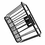 LIOOBO Fahrradkorb Metall Vorne Stabiler Lenkerkorb Vielseitig Nutzbar für Jungen Mädchen Geeignet Praktisches Zubehör für Kinderfahrräder und Scooter Einfache Montage und Robust