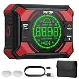 XUNTOP 3 IN 1 Digitaler Winkelmesser Neigungsmesser Laser Wasserwaage Magnetisch Nivellierbox mit LED Display, Type-C Schnittstelle für Holzarbeiten, Bau, Dekoration, DIY