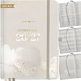 Lebenskompass® Lehrerkalender 2026/2027 DIN A5+ ”Cloud” – Schuljahresplaner Hardcover mit Wochen & Monatsübersichten, Klassen & Notenlisten, Stundenplänen für Lehrerinnen und Lehrer