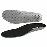Knixmax Komfort Sport Einlegesohlen mit Atmungsaktiv & Stoßdämpfung für Alltag und Beruf - Sporteinlagen für Wandern, Laufen, Fitness Schwarz 39EU