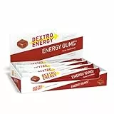 Dextro Energy Gums Cola + Caffeine - 8x45g (8er Pack), High Carb Sport Gummies zur schnellen Kohlenhydrate Versorgung