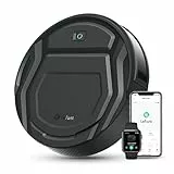 Lefant M210 Staubsauger Roboter,2200 Pa,Automatisches Andocken,WLAN/Alexa/App,Schlankes und leises Design,120Mins Max,Intelligente Navigation,Ideal für Tierhaare, Hartböden und Teppiche,Schwarz