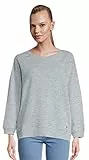 Tamaris Damen Feminines Crew Sweatshirt ASTI Grau S
