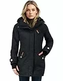 berydale Winterjacke Damen Parka I Warme Übergangsjacke Damen I Atmungsaktiv, Wind- und Wasserdicht I Wintermantel mit Thermowattierung