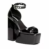 LAMODA Damen Ballin Court Shoe, Black Patent, 39 EU