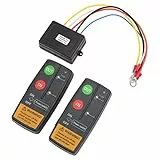 KIMISS 12V 24V Recovery Wireless Winch Remote Control Kit für LKW ATV SUV Handset Switch Controller 75ft Universal Electric Smart Winch Wireless Remote Control Switch Set