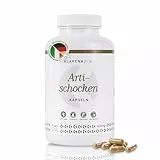 Artischocken Kapseln hochdosiert – 2.400 mg je Tagesdosis (2,5% Cynarin) – 180 vegane Kapseln – Laborgeprüft & hergestellt aus französischen Artischocken – 45 Tage Vorrat – ohne Zusätze – KLARENA