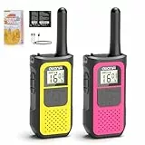 AWANFI Walkie Talkie Aufladbar für Kinder Erwachsene, mit 1200mAh Li-ion Akku, Funkgeräte Set 16 Kanäle, Große Reichweite Walki Talki, Walky Talky VOX für Freien Camping Wandern Geschenk