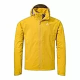 Schöffel Herren 2.5L Jacket Tarvis M, leichte Fahrradjacke mit 2-Wege-Stretch, multifunktionale, wasserdichte Regenjacke mit integrierter Pack-Away Tasche, atmungsaktiv, molten gold, 48