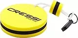 CRESSI Schwimmender Schlüsselanhänger – Unisex, Gelb, Latex-Schaumstoff, Mit Karabiner, Kein Aufblasen erforderlich – Einheitsgröße – geeignet für Wassersportarten