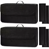 Einesin Upgraded Kofferraumtasche Toolbag mit verstärkten Seitenwänden, Nadelfilz Kofferraum-Organizer, Autotasche, Aufbewahrungstasche, Kofferraum-Toolbag (50 x15x25CM-2PCS-Upgraded)