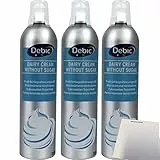 Gastro Sprühsahne ungesüßt 35% von Debic 3er Pack (3x700ml Flasche, blau) + usy Block