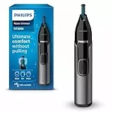 Philips Nose trimmer Series 3000 Nasenhaar-, Ohrenhaar- und Augenbrauentrimmer mit PrecisionTrim-Technologie (Modell NT3650/16)