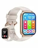 HUAKUA Smartwatch für Damen und Herren mit Telefonfunktion,1.85 Zoll HD-Touch Screen Fitnessuhr mit SpO2-Überwachung Pulsuhr Schlafmonitor Schrittzähler Uhr Multi Trainingsmodi für Android iOS