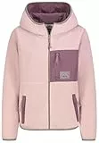 Sublevel Damen Teddy Fleece Jacke, Kuschelig Warm, Sherpa, Herbst Winter Outdoor, mit Reißverschluss und Kapuze, Standardlänge (DE/NL/SE/PL, Alphanumerisch, M, Regular, Regular, Rose)