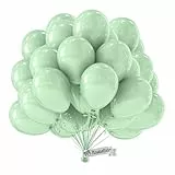 BIO Luftballons Türkis/Mint [50 Stück] • MADE IN EU • Zertifiziert nachhaltige Bio Ballons • 100% Naturlatex • Klimaneutral hergestellt • Ø34 cm • Helium Luftballons Mint • Luftballons Geburtstag
