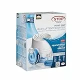 Pattex AERO 360° Luftentfeuchter für das Badezimmer, Raumentfeuchter für effektive Luftzirkulation, Raumluftentfeuchter reduziert überschüssige Feuchtigkeit, 1 Gerät inkl. 1 Nachfüll Tab