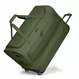 REDOLZ 2-Rollen große Trolley-Reisetasche | Volumen erweiterbar von 98 auf 119 Liter mit Dehnfalte | Damen & Herren (70 cm, extra Bodenfach)