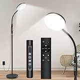 ZAPLIT Floor lamp with remote 20000 Lux Stehlampe & Schreibtischlampe – Höhenverstellbare Lichttherapielampe mit 5 Farben & 10 Stufen, Timer und stabiler Basis