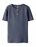 Name IT Jungen Nmmkab Ss Top Noos, Vintage Indigo, 116 cm
