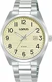 LORUS Herren Analog Quarz Uhr mit Edelstahl Armband RH911RX9