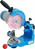 Güde Sägekettenschärfgerät P 2300 A (230W, 3000 1/min, Schärfwinkel einstellbar 2x 35°, Kettenführungsschiene, Beleuchtung, für alle gängigen Sägekettentypen, 2x Schleifscheiben ø145 mm & Abziehstein)