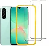 ivoler 2 Stück Schutzfolie für Samsung Galaxy A26 5G, Panzer Schutz Glas Folie Displayschutz mit Einfaches Installationswerkzeug, 9H Härte, HD Klar, Anti-Kratz, Anti-Bläschen, Anti-Stoßfest