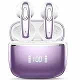 Bluetooth Kopfhörer, Kopfhörer Kabellos Bluetooth 5.3 In Ear Kopfhörer mit 4 ENC Mic, Kabellose Kopfhörer 14.2 mm Treiber Stereo, Wireless Earbuds 40Std, IP7 Wasserdicht Ohrhörer, LED Anzeige Grüner