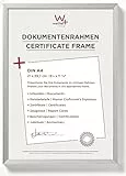 walther design design AJ130S Aluminium-Bilderrahmen Chair, 21x29,7 cm DIN A4, silber, 21 x 29,7 cm (DIN A4)