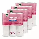 by Amazon Premium Toilettenpapier, 4-lagig, 48 Rollen (4 Packungen à 12 Stück), 160 Blatt pro Rolle, FSC-zertifiziert