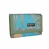 Roxy Women's Wallet | Trifold | Lightweight | Hook and Loop Closure | Retro | Recycled Materials, Small Beach-Ocean Spray, One Size