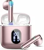 Kopfhörer Kabellos Bluetooth 5.4, Bluetooth Kopfhörer In Ear 2025 Kabellose Kopfhörer mit ENC Noise Cancelling Mic, USB-C Wireless Earbuds 30Std Tiefer Bass Ohrhörer, IP7 Wasserdicht/LED-Anzeige