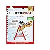 Schreibathlet Schreiblernheft mit vorgeprägten Wörtern – Übungsbuch mit patentierten Rillen zum Nachfahren – Von Lehrern & Pädagogen entwickelt – Schulkonform & mehrfach nutzbar