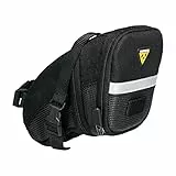 Topeak Satteltasche Mit Befestigungsriemen Aero Wedge Pack, Black, 23 x 13 x 14 cm, 1.97 Liter