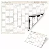 XXL Jahresplaner 2025 Posterkalender A1 von Lebenskompass® (84 x 60cm) - Wandkalender in querformat - Kalender Jahreskalender 2025 Terminplaner für die Wand (2026)