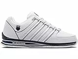 K-Swiss Homme Rinzler Basket, extérieur blanc , 44 EU