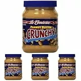 Erdnusscreme Crunchy La Comtesse, 350g (Packung mit 4)