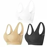 DPZEACA Sport-BHs für Damen, gepolstert, nahtlos, mittlere Belastung, Unterstützung für Yoga, Fitnessstudio, Workout, Fitness, N22, Ndp-bb23-005, XXL